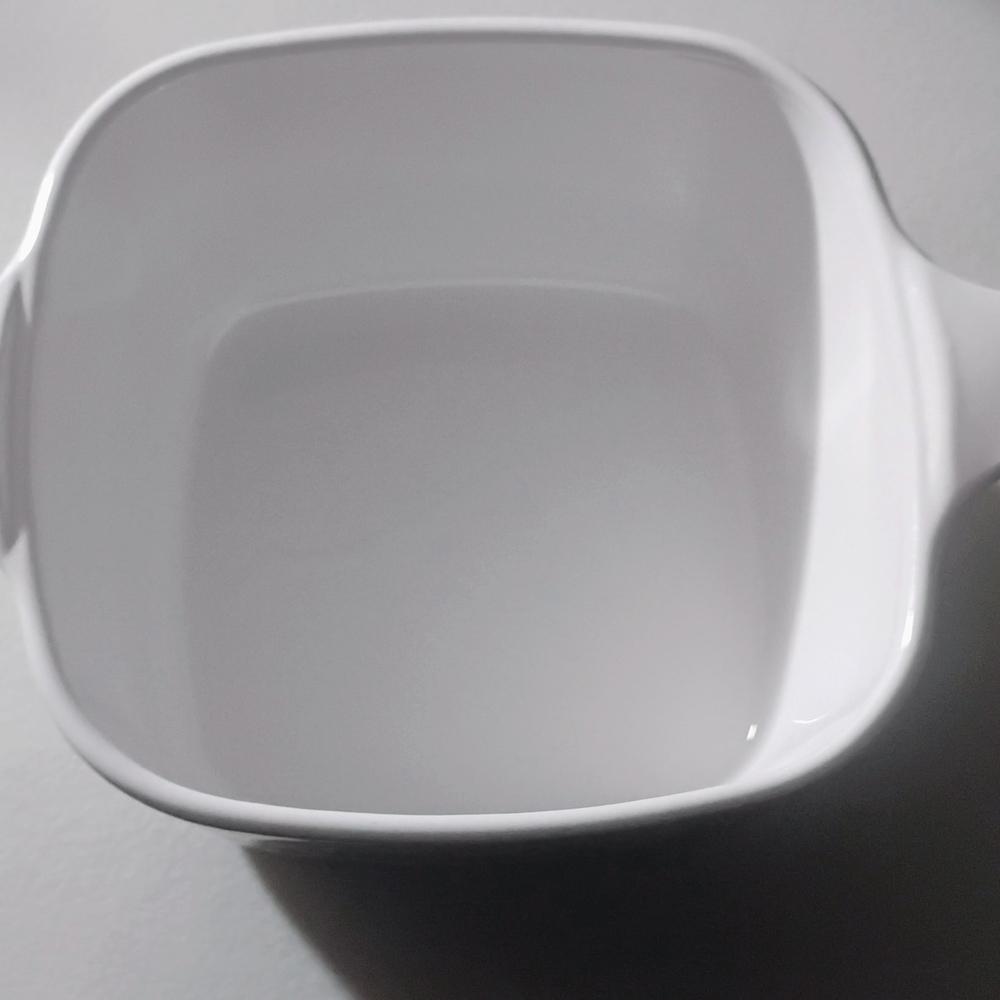 Corningware White Baking Dish with Vegetable Design - Picture 4 of 8